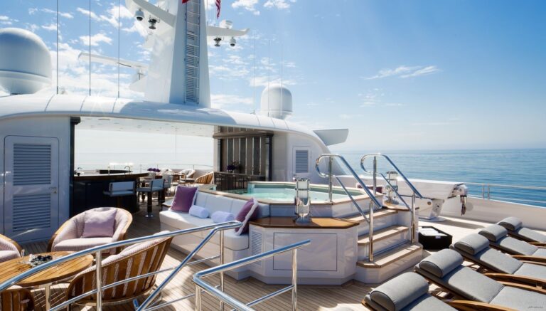 Jacuzzi on the sun deck