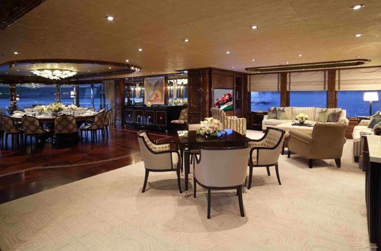 main saloon seating area