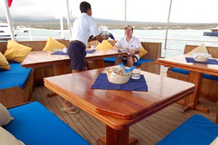 Exterior Sitting Zone Aboard Yacht MARY ANNE II
