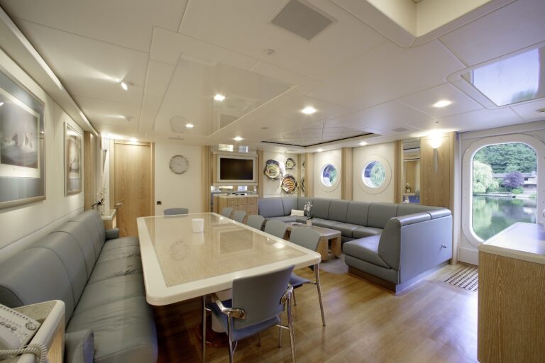 Lounge Aboard Yacht SYCARA V
