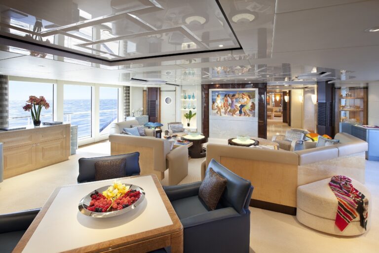 Viewing Fore: Yacht SYCARA V's Premier Saloon Photograph