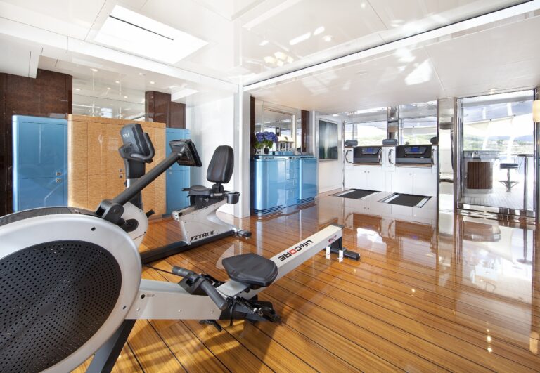 Gym Aboard Yacht SYCARA V