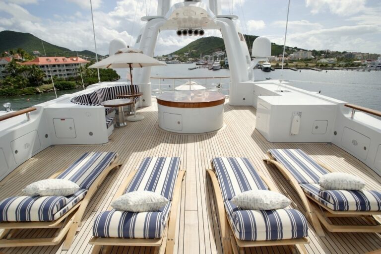 Top Sun Deck On Yacht FREEDOM