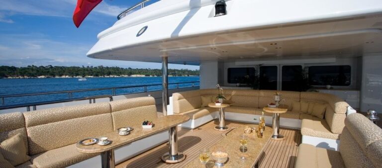 Premier Aft Deck On Board Yacht MARTHA ANN