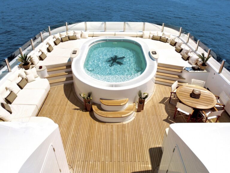 Jacuzzi Pool On Yacht KOGO