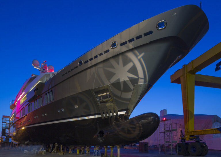 72m motor yacht STELLA MARIS at VSY-Viareggio Superyachts yard