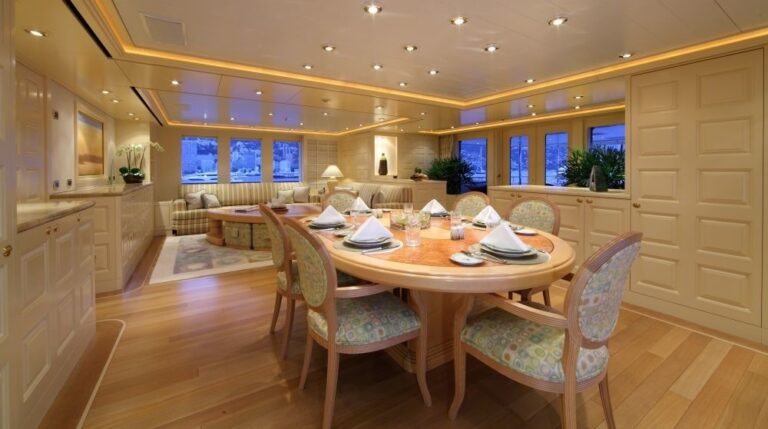 skylounge dining area / games table