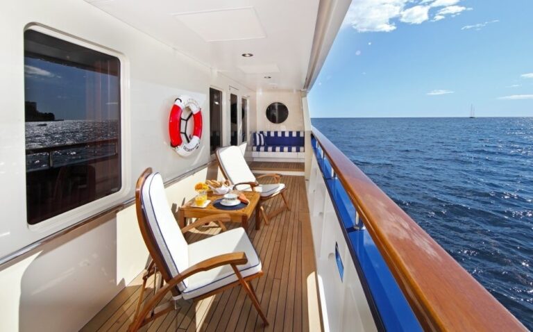master stateroom exterior seating area / balcony