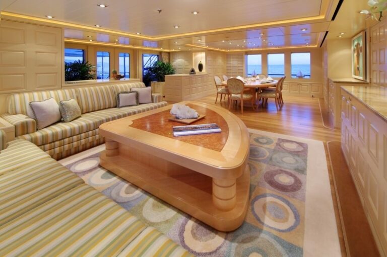 Sky Lounging Viewing Aft On Yacht LAUREL