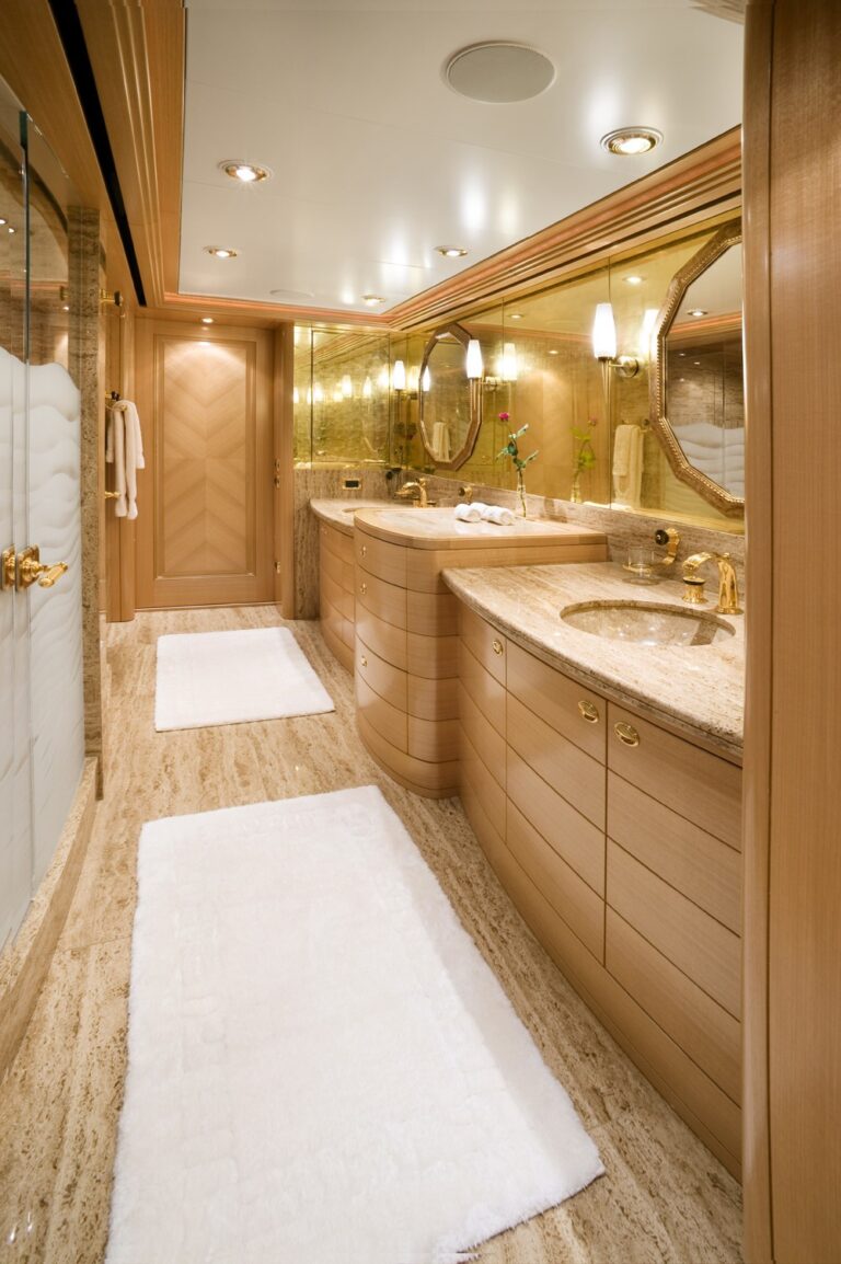 Main Master Bath On Yacht LAUREL