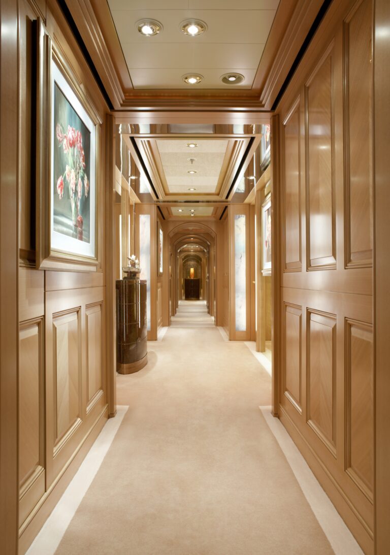 Hallway On Board Yacht LAUREL