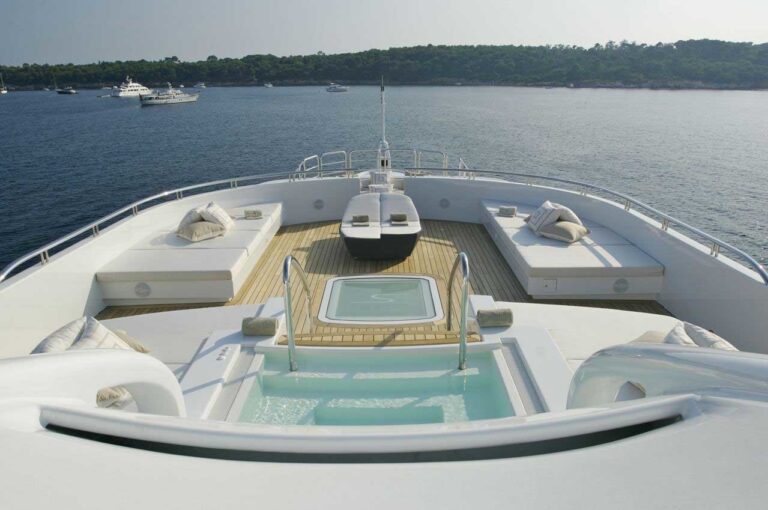 Sun Deck On Yacht SIREN