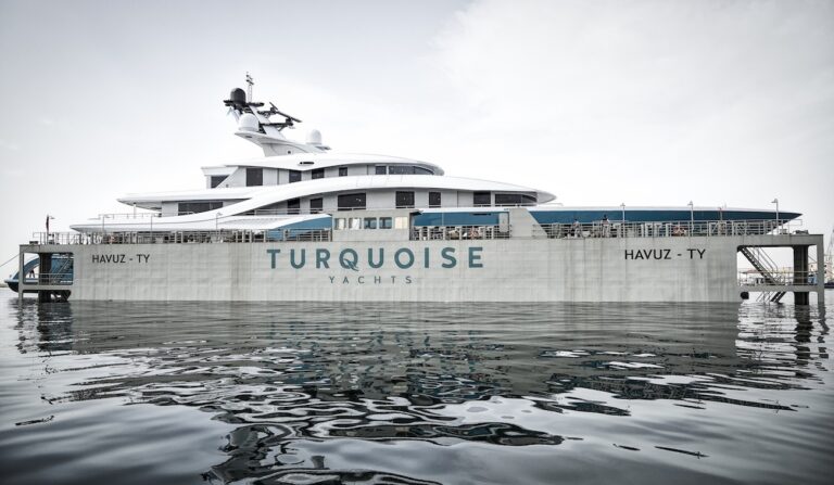 74m Mega Yacht GO Launched In Turkey