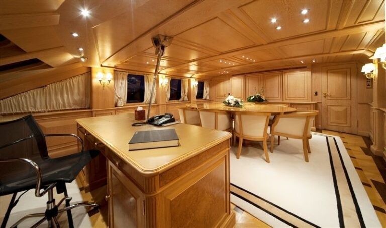 Office Aboard Yacht ENIGMA