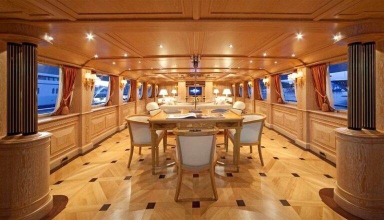 Eating/dining Saloon On Yacht ENIGMA