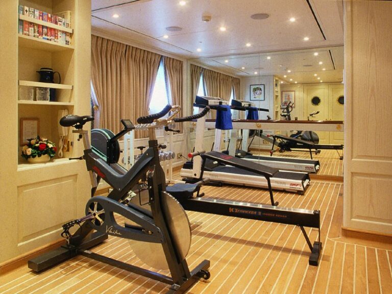 Aerobic Gear: Yacht LEANDER G's Gym Photograph