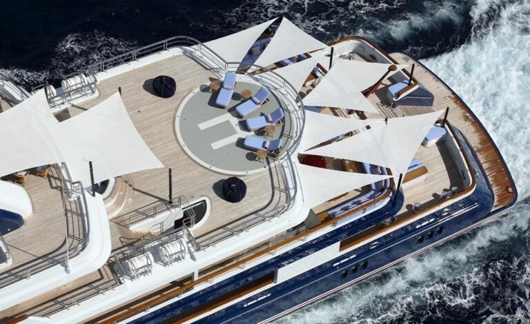 aerial view of the decks