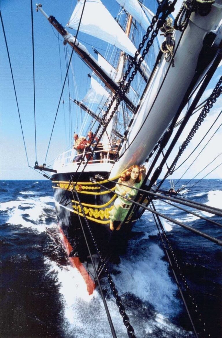 Ship's Bow Aboard Yacht STAD AMSTERDAM
