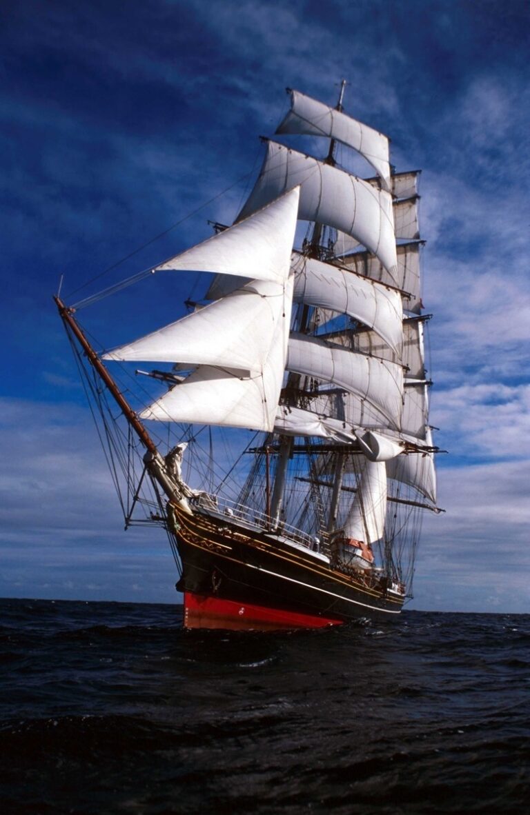 Forward Aspect On Board Yacht STAD AMSTERDAM