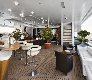 Drinks Bar Aboard Yacht SAMAR