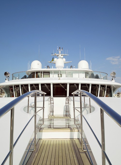 Fore Deck On Board Yacht SAMAR