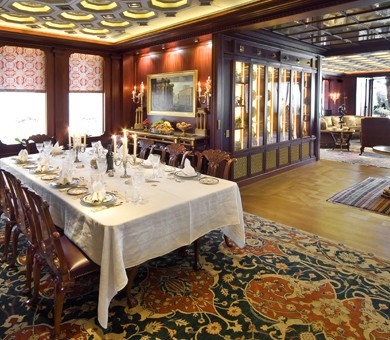 Eating/dining Saloon Aboard Yacht SAMAR