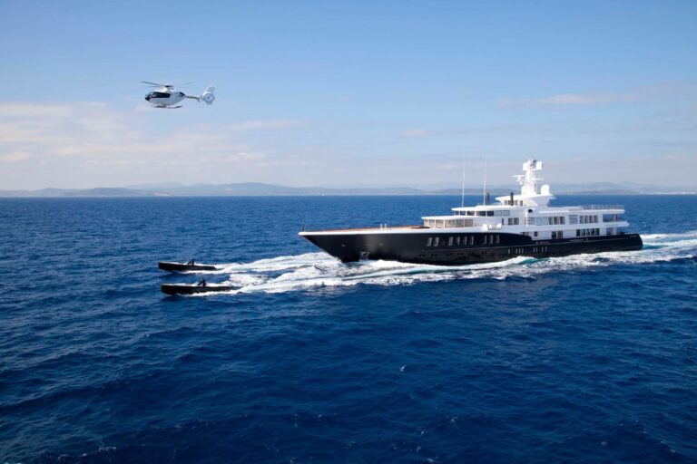 Cruising Including Ship's Tenders On Yacht AIR