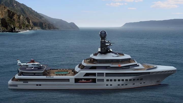 The 81m Yacht PJ WORLD