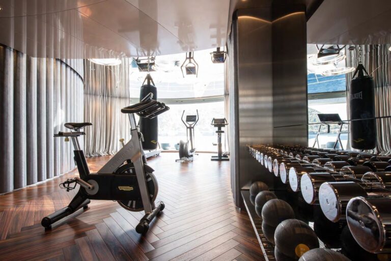 fully-equipped gym