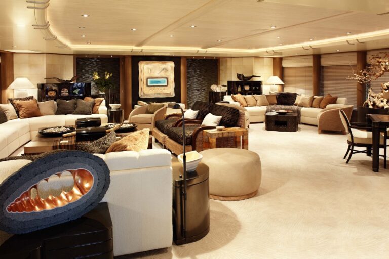 Inside Aboard Yacht ECSTASEA