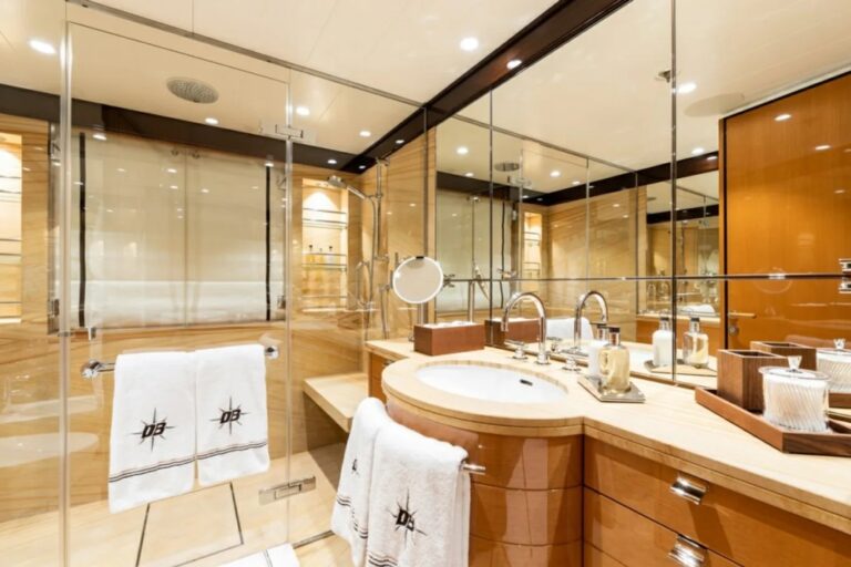 Yacht Interior Ensuite Bathroom