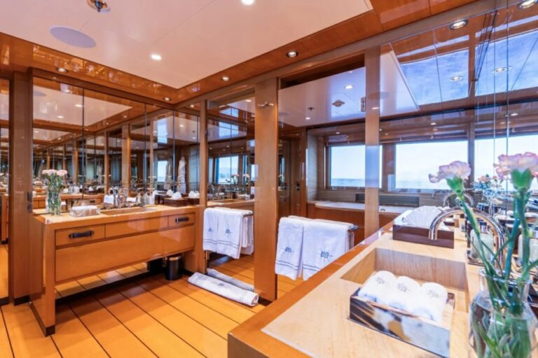 Yacht Interior Ensuite Bathroom