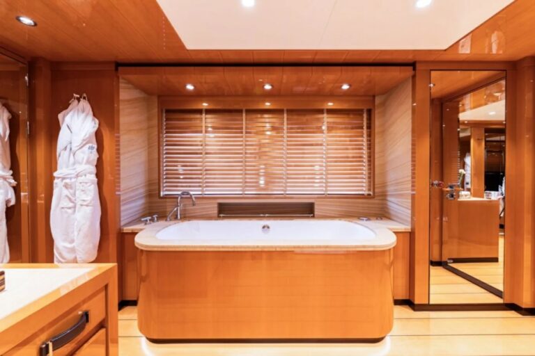 Yacht Interior Ensuite Bathroom