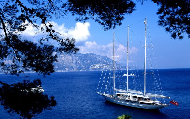 90m Royal Huisman superyacht sailing in the Mediterranean