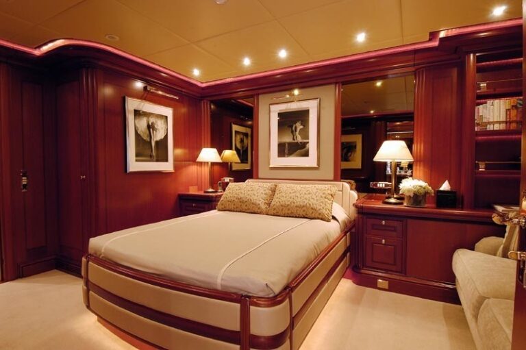 Aspect One: Yacht ATHENA's Double Sized Stateroom Captured