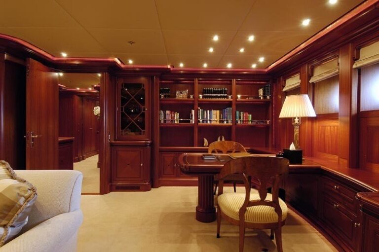 Personal Office Aboard Yacht ATHENA