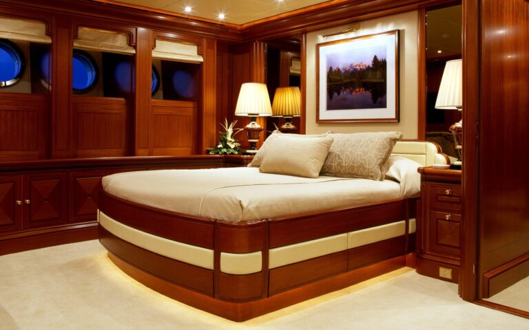 Aspect: Yacht ATHENA's Double Sized Stateroom Pictured