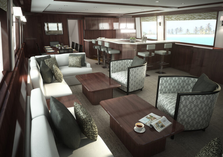 92C Yacht - Saloon