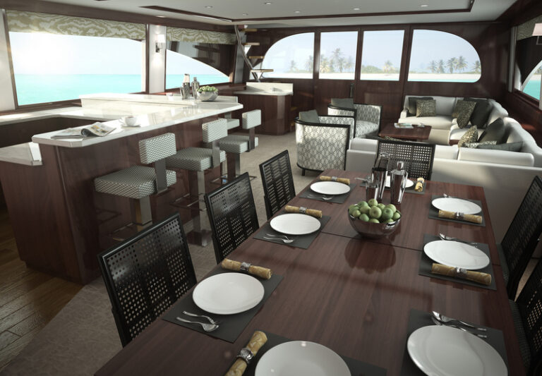 92C superyacht - Dining