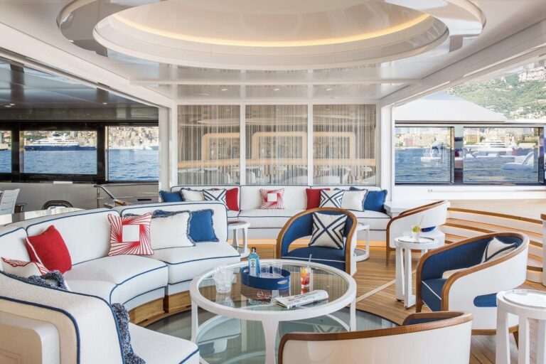 95M LURSSEN MEGA YACHT  - Deck Lounge