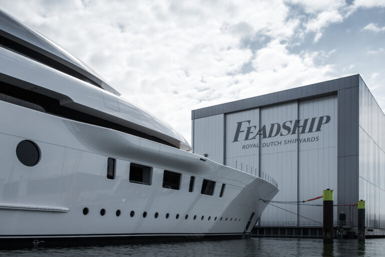 95m Feadship Mega Yacht Bliss Launched