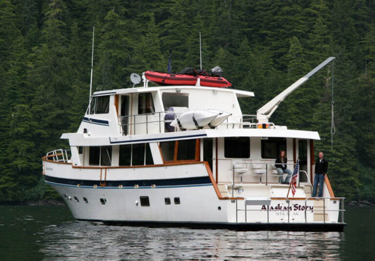 ALASKAN STORY at anchor