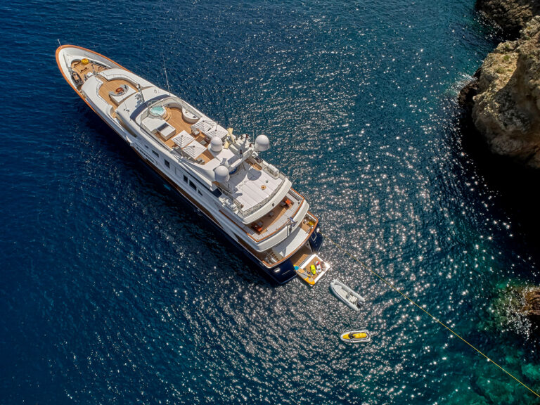 Aerial At Anchor