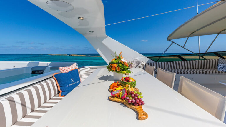 ALEXANDRA JANE Exterior - Flybridge Dining