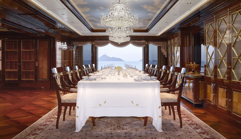 Main deck dining area