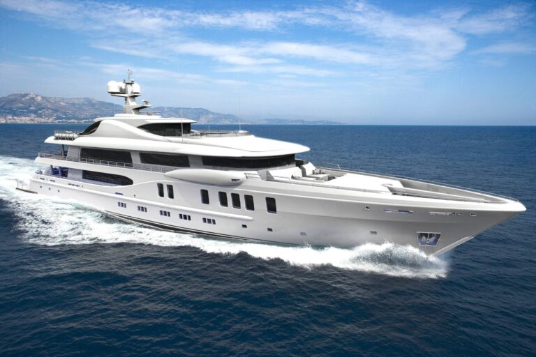 AMELS 212 Motor Yacht - Design Profile Rendering