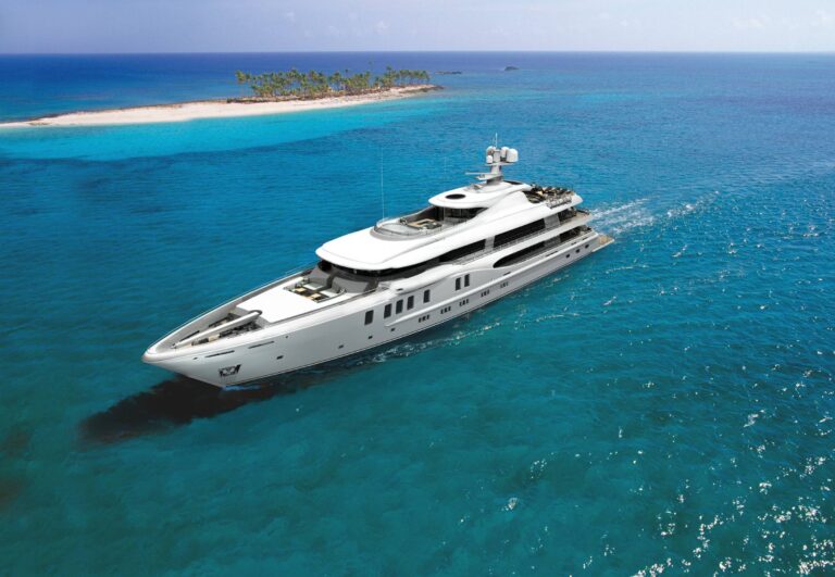 AMELS 212 Motor Yacht - Design Profile Rendering