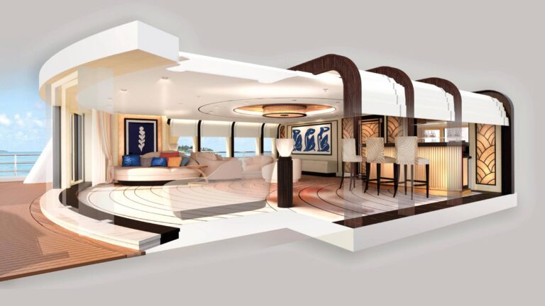 AMELS 212 Motor Yacht - Interior Rendering