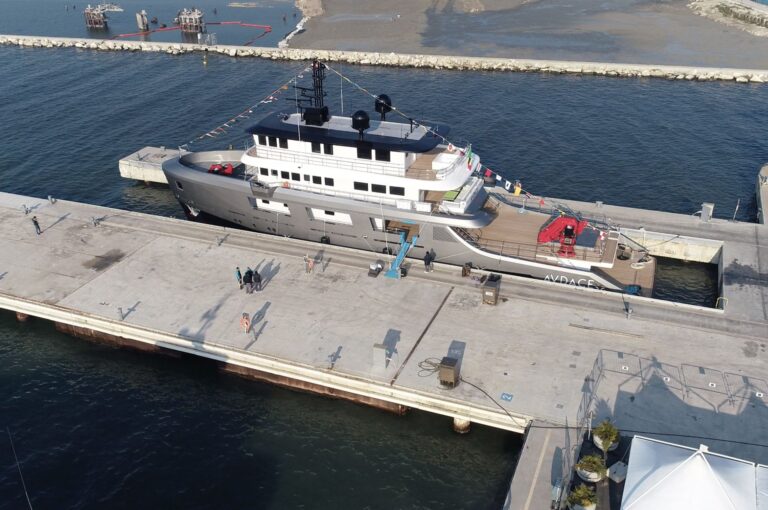 AUDACE Hits Water In Italy At CdM Shipyard