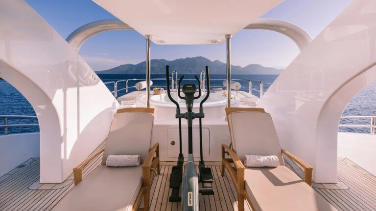 Exterior Relaxation Area With Gym